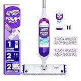 Swiffer PowerMop Multi-Surface Mop Kit for Floor Cleaning, Includes PowerMop, 2 Mopping Pad Refills, 1 Cleaning Solution with Fresh Scent and 2 Batteries