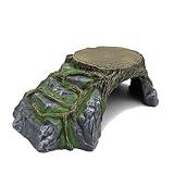 Extra Large Resin Reptile Hideouts Cave Habitat Decor for Reptiles, Amphibians, Fish Tanks and Gecko, Leopard