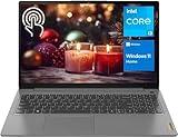 Lenovo IdeaPad 3 Laptop Holiday Deals, 15.6" FHD Touchscreen, Intel Core i3-1115G4, 12GB RAM, 256GB SSD, SD Card Reader, HDMI, Webcam, Wi-Fi 6, Windows 11 Home, Grey