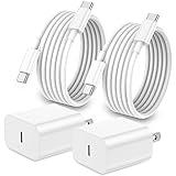 iPhone 17 16 15 Charger Fast Charging,2Pack 20W Apple iPad USB C Wall Chrager Block with 6FT USB C to C Cable for iPhone 17/Pro/Pro Max/17 Air/ 16/16 Pro/16 Pro Max/15/Plus/Pro/Pro Max