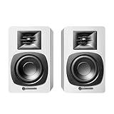 Audio-Technica AT-SP3XWH Powered Bookshelf Speaker