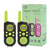 UMUSOZI 2pcs walkie Talkie, Outdoor Toys for Kid, Long Range walkie Talkie with Clear intercom Sound, 22 Channels 2 Way Radio Toy with Backlit LCD Flashlight, for Outside, Camping, Hiking