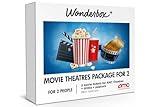 Wonderbox – AMC Movie Theatres® Tickets Package for 2 – 2 Tickets, 2 Drinks,1 Popcorn to Share – Original Gift Idea - Experience Gift - 600 Locations in The US