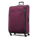 AMERICAN TOURISTER 4 KIX 2.0 Softside Expandable Luggage, Purple Orchid, 28 SPINNER