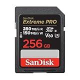 SanDisk 256GB Extreme PRO SDXC UHS-II Memory Card - C10, U3, V60, 6K, 4K UHD, SD Card - SDSDXEP-256G-GN4IN