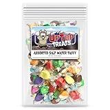 UpTop Treats Salt Water Taffy Individually Wrapped, 16 Flavor Assortment, 1 LB of Gourmet Fresh Saltwater Taffy, Old Fashioned Delicious Chewy Candy, Gluten Free, Kosher, Variety of Flavors, 16 oz Bag