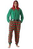 #FollowMe 6447 Men's Adult Onesie/Mens Pajamas, Elf, XX-Large