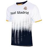 Real Madrid Offically Licensed Jersey - Adult Soccer Game Day Jersey Inspired Shirt | Frequency, White, Medium