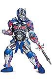 Disguise Optimus Prime Movie Prestige Costume, Blue, Small (4-6)