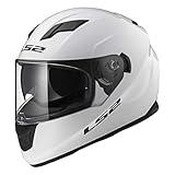 LS2 Helmets Full Face Stream Evo Street Helmet (White - Medium)