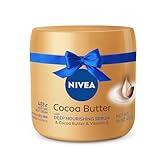 NIVEA Cocoa Butter Body Cream with Deep Nourishing Serum, Cocoa Butter Cream for Dry Skin, 16 Ounce Jar