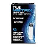 True Metrix Blood Glucose Test Strips, 50 Count