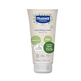 Mustela Certified Organic Hydrating Cream - Natural Body Lotion w/ Olive Oil, Aloe Vera & Sunflower Oil - For Baby, Kid & Adult - Fragrance Free, EWG Verified & Vegan - 5.07 oz. - Packaging may vary