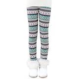 BOOPH Girls Winter Thick Warm Pant Fleece Lined Leggings 6-7 Years Bohemian