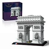 Givenni Architecture The Arc de Triomphe in Paris, Architectural Model Kit, Collectible Building Set for Adults, Build and Display Souvenir, Gift Idea for Lovers of History, Travel and Art（4436PCS）