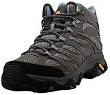 Merrell Women's Moab 3 Mid Waterproof Hiking Boot, Granite, 8.5
