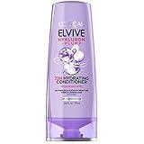 L'Oreal Paris Elvive Hyaluron Plump Hydrating Conditioner for Dehydrated, Dry Hair Infused with Hyaluronic Acid Care Complex, Paraben-Free, 12.6 Fl Oz