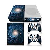 ROIPIN for X-Box One S Skin - Including Controller Skin and Console Skin, Shell Skin Protector Wrap Cover Protective Faceplate Full Set for X-Box One S (Universe)