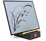 The Original Buddha Board Art Set: Water Painting w/ Bamboo Brush & Stand for Mindfulness Meditation – Inkless Drawing Board - Painting & Art Supplies – Ideal Relaxation Gifts for Women or Men