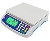 30kg/66lb Commercial Food Scale Large Digital Kitchen Scale for Baking Cooking Bread Meat Weight Price Computing Scale with LCD Display Counting Scales for Coins Adapter Included