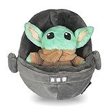 STAR WARS for Pets Baby Yoda The Child in Cradle Ball Figure Dog Toy | Small Plush Toys Fabric Plush Dog Toy, Squeaky Plush Toys for All Dogs,Multi,4 Inch,FF15146