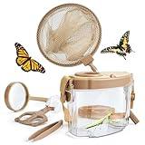 Montessori Mama Kids' Bug Catching Kit - Complete Insect Exploration Set with Habitat, Extendable Net, Magnifying Tools & Carry Strap - Educational Outdoor Adventure Gift