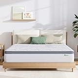 Novilla Queen Mattress, 12 Inch Hybrid Mattress Queen with Comfort Foam,Innerspring Pillow Top Mattresses in a Box, Pressure & Pain Relief, Soft Feel but Supportive