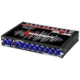 Taramps TEQ 7.4 Stereo 7-band Graphic Equalizer Car Audio Rca Input/Output, Auxiliary Gain, Fader Control 2 Input Channel 3 Output Channel, Blue LED Sound Equalizer