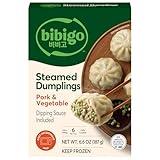 Bibigo, Steamed Dumpling Pork Vegetable, 6.6 Ounce