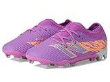 New Balance Furon Team FG V8 Soccer Shoe, Passion Fruit/Hot Mango/Silver Metallic, 11 US Unisex Little Kid