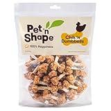 Pet 'n Shape Chik 'N Rice Dumbbells - All Natural Dog Treats, Chicken, 32 oz