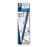 STAEDTLER Lumograph Graphite Drawing and Sketching Pencils 100G6, Set of 6 Degrees in an Attractive Storage Tin (100G6)