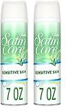 Gillette Satin Care Shaving Gel Sensitive, 7 oz (Pack of 2)