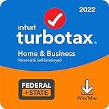 [Old Version] TurboTax Home & Business 2022 Tax Software, Federal and State Tax Return, [Amazon Exclusive] [PC/MAC Download]