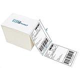 9527 Product Fanfold 4 x 6 Direct Thermal Labels White Perforated Shipping Labels,500 Labels per Stack,1 Stack