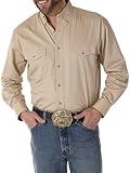 Wrangler Men's Painted Desert Basic Shirt, Tan, Small
