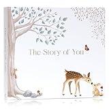 Baby Memory Book for Boy or Girl - First 5 Year Keepsake Album from Pregnancy to Age Five - Baby Book to Record Baby's Milestones and Photos - 1st Gender Neutral Photo Books for Newborn Babies