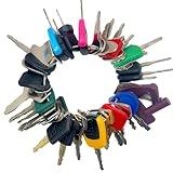 Heavy Equipment Keys Master Set Construction Ignition Keys Set Fits Catrepillar CAT Case JD Gehl JCB Hyster JLG Komatsu Kubota Yanmar Takeuchi New Holland Volvo Takeuchi New Holland Volvo (50PCS)
