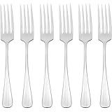Oneida Savor Everyday Flatware Dinner Forks, Set of 6, 18/0 Stainless Steel, Silverware Set, Dishwasher Safe