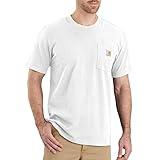 Carhartt Men's Relaxed Fit Heavyweight T-Shirt, White, Large
