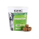 GNC Pets Essentials Digestion Dog Supplements, Probiotic Support Soft Chews in Bacon Flavor for Dogs, Daily Digestion Aid in Reusable Container - Puppy & Adult Pet Health Supplement, 60 Count