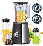 PSIIDAN Blenders for Smoothies, Smoothie Blender, Personal Smoothies and Shakes Maker, with Coffee Grinder and 2 To-Go Cups, Countertop Blender for Kitchen, BPA Free