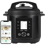 CHEF iQ Smart Pressure Cooker 10 Cooking Functions & 18 Features, Built-in Scale, 1000+ Presets & Times & Temps w/App for 600+ Foolproof Guided Recipes, Rice & Slow Electric MultiCooker, 6 Qt