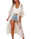 JDiction Womens Bathing Suit Cover Up Summer Long Bikini Swimsuit Coverup Vacation Outfits Long Beach Dress