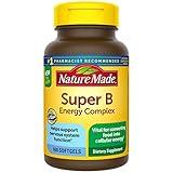 Nature Made Super B Energy Complex, Dietary Supplement for Brain Cell Function Support, 160 Softgels, 160 Day Supply