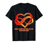 Teen Dating Violence Awareness Orange Ribbon T-Shirt