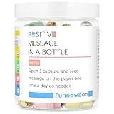 Funnewban Positive Affirmations Gifts for Women 60 Positive Messages in a Bottle, Stress Relief Gift for Men Daily Self Care Kit for Relaxation Meditation Mindfulness