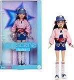 Barbie Signature My Scene Nolee Doll and Accessories, Y2K-Inspired Outfit with Sporty Matching Set, Cropped Jacket, Leg Warmers and Doll Stand