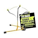 BILLIE JEAN KING'S Eye Coach Pro Tennis Simulator, Tennis Training Aid, Works in As Little As 100 Sq Ft for Players 4’2” and Up, Yellow and Black