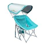 GCI OUTDOOR Waterside Pod Rocker Outdoor Rocking Chair with Sunshade Canopy